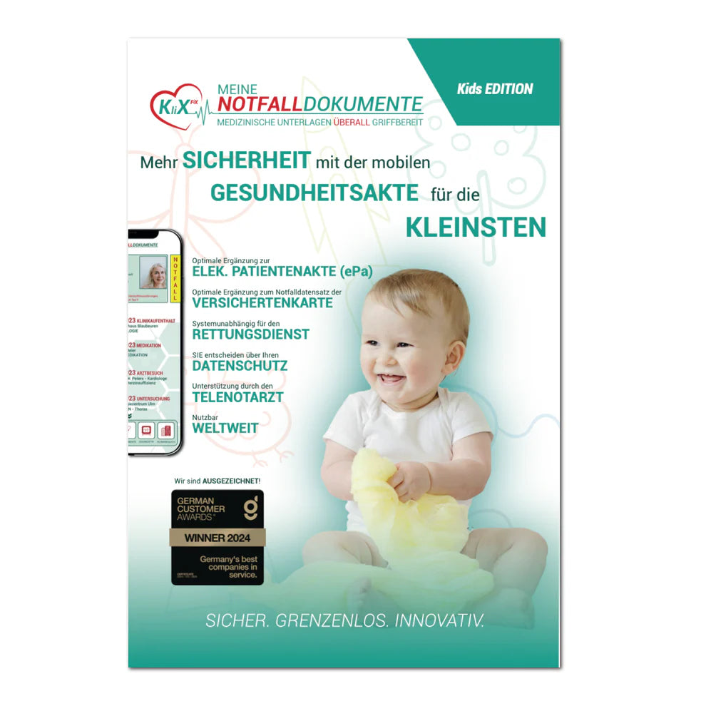 Starter Kit - Notfalldokumenten System - Kids Edition